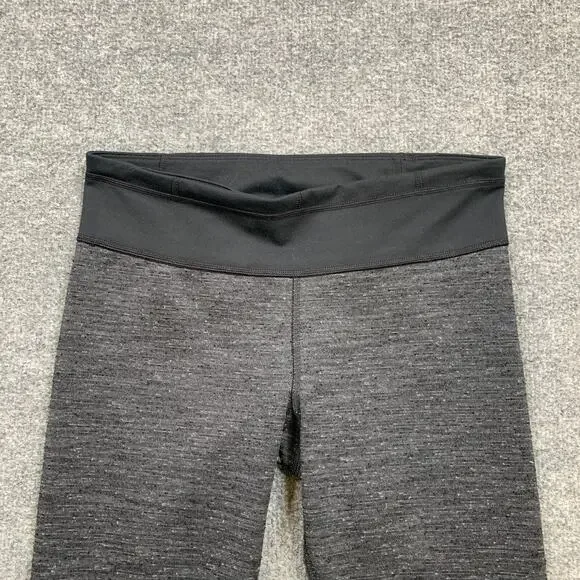 Under Armour Leggings Womens S Small Grey Black Fitted All Season Gear Stretch - Picture 3 of 11